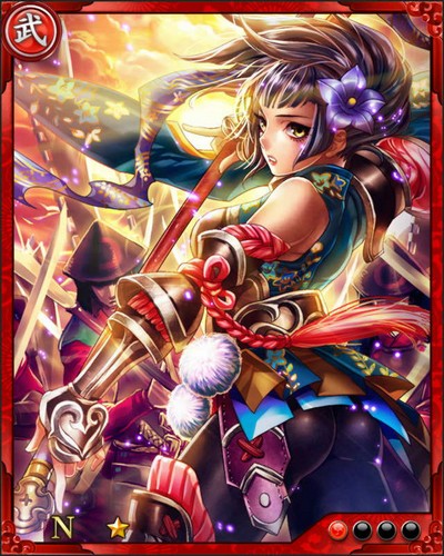 《戰國炎舞》N武將[丹波黒井女城主]齋藤利三