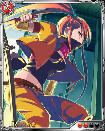 《戰國炎舞》R武將[冷靜的女實幹家]海野六郎
