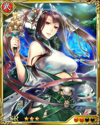 《戰國炎舞》SR武將[幻惑艶忍]望月千代女