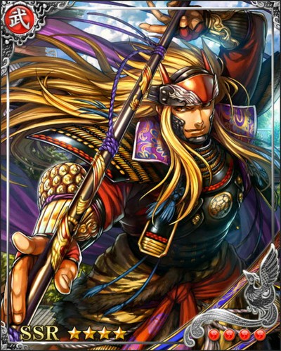 《戰國炎舞》SR武將[七將星]長宗我部盛親
