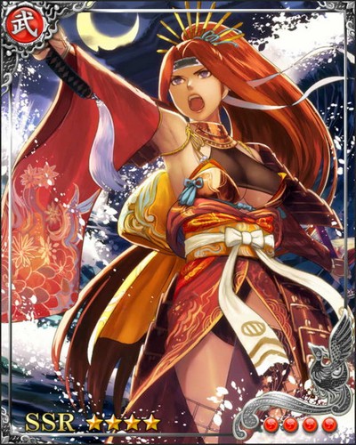 《戰國炎舞》SR武將[忍城女傑]成田甲斐