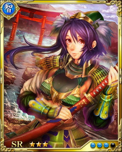 《戰國炎舞》SR智將[麗姬]毛利隆元