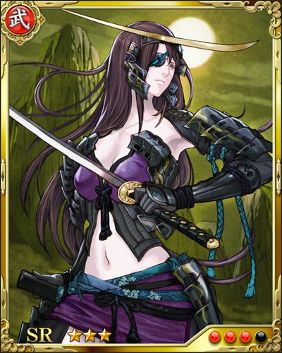 《戰國炎舞》SR武將[獨眼伊達女]伊達政宗