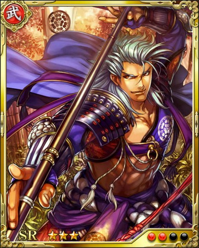 《戰國炎舞》SR武將[七將星]長宗我部盛親