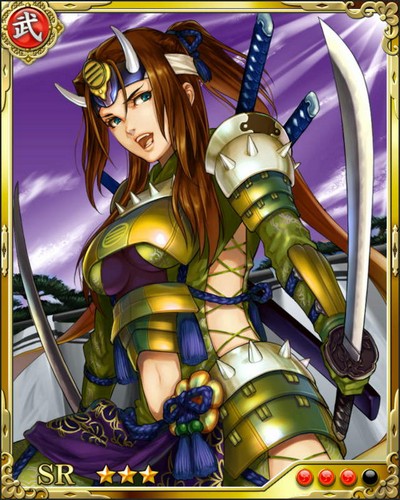 《戰國炎舞》SR武將[羅刹女]吉川元春
