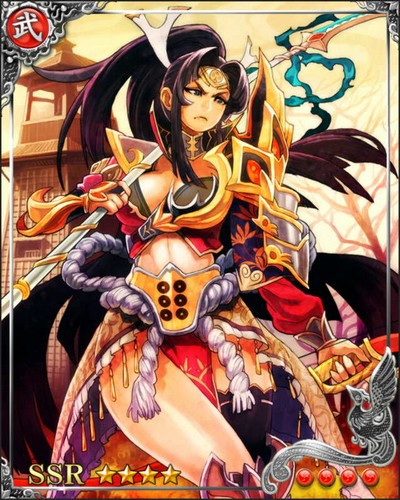 《戰國炎舞》SR武將[姬大將]小松姬