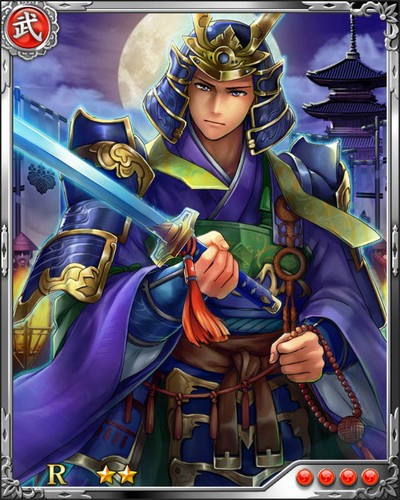 《戰國炎舞》N武將[苦悶法師]宮部繼潤
