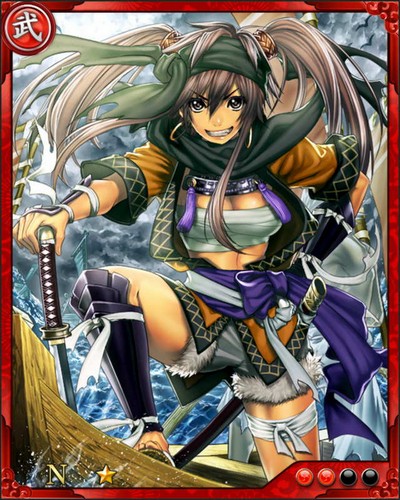 《戰國炎舞》N武將[伊勢灣女傑]九鬼嘉隆
